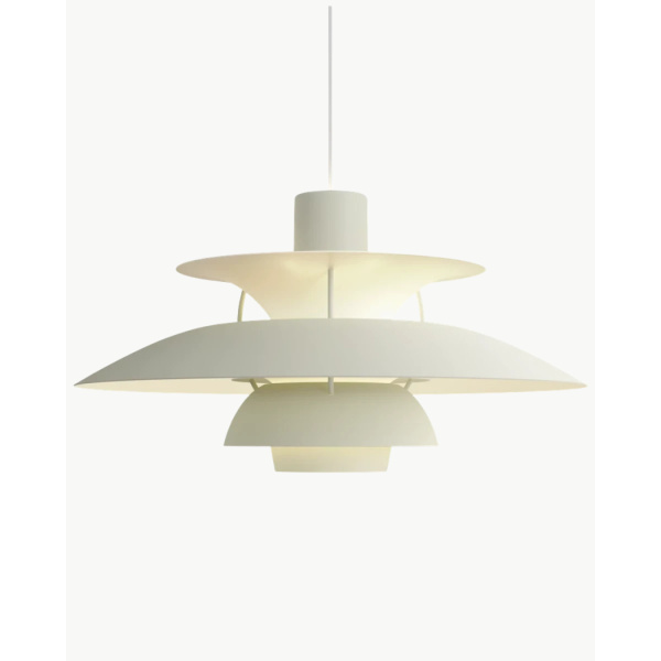 Louis Poulsen PH 5 mini pendel, Monochrome pale pewter