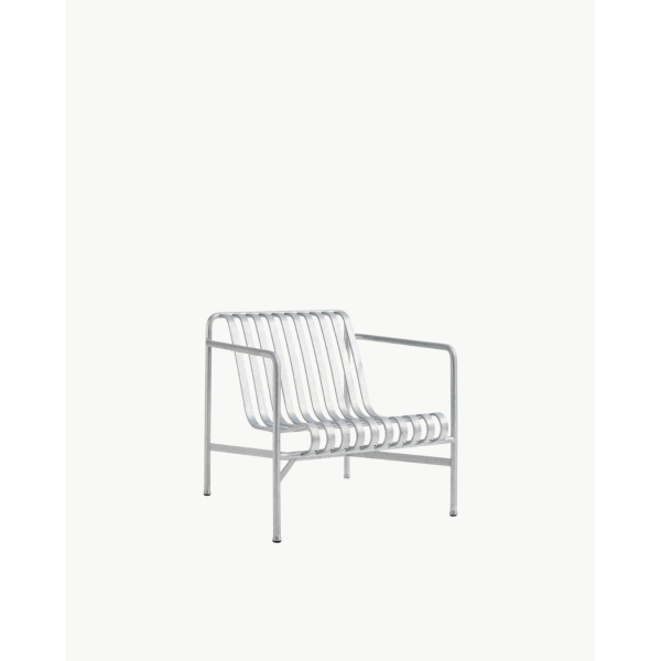 HAY Palissade Lounge chair low, hot galvanised