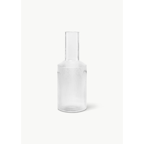 Ferm Living Ripple Carafe, clear