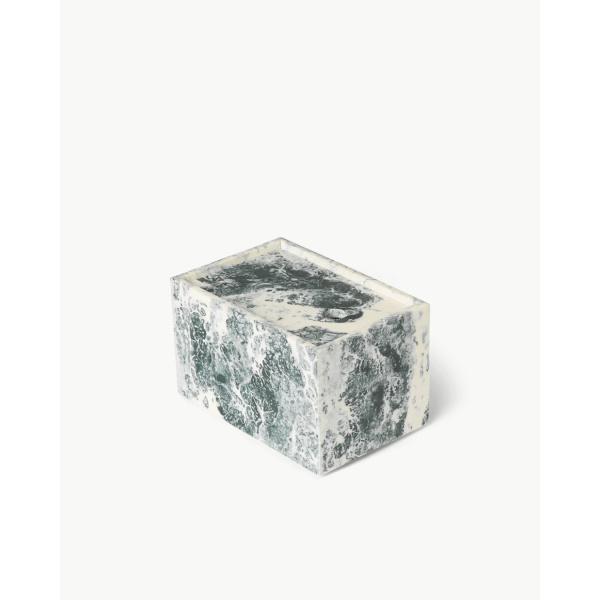 Ferm Living Mist Box 15 X 10 cm, emerald/off white
