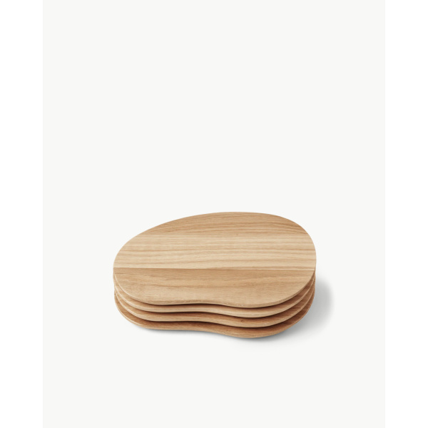 Ferm Living Cairn Butter Boards sett med 4, eik