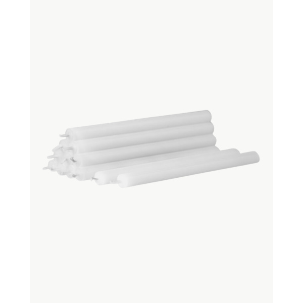STOFF Nagel candles, white (12pk)
