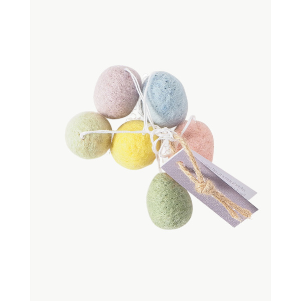 AVEVA Little Hangings, 6-pack, solid eggs 1