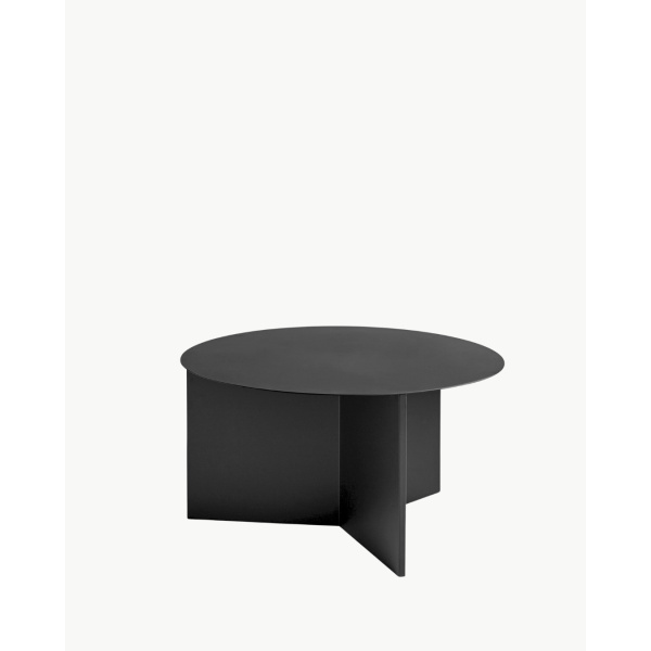 UTSTILLING Hay slit table, svart ø45 h35,5